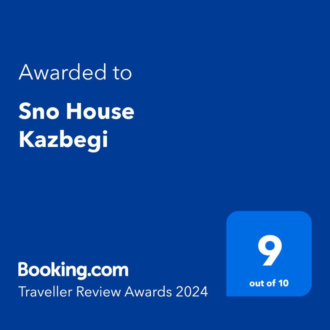 Sno House In Kazbeg Hotel Екстериор снимка